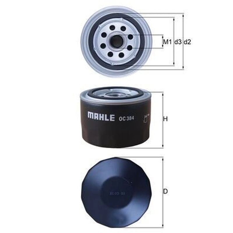 Mahle Engine Oil Filter OC 384