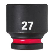 Milwaukee Hex Socket Shw 1/2 Std 27mm-1Pc 4932480321 Milwaukee - Dynamic Drive