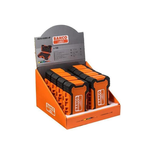 Bahco 100 Piece Colour Bit Set Display (8 x Sets) Bahco - Town Tools