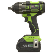 Sealey 1/2"Sq Drive Hi-Vis Cordless Brushless Impact Wrench 18V 4Ah CP650LIHV Sealey - Dynamic Drive