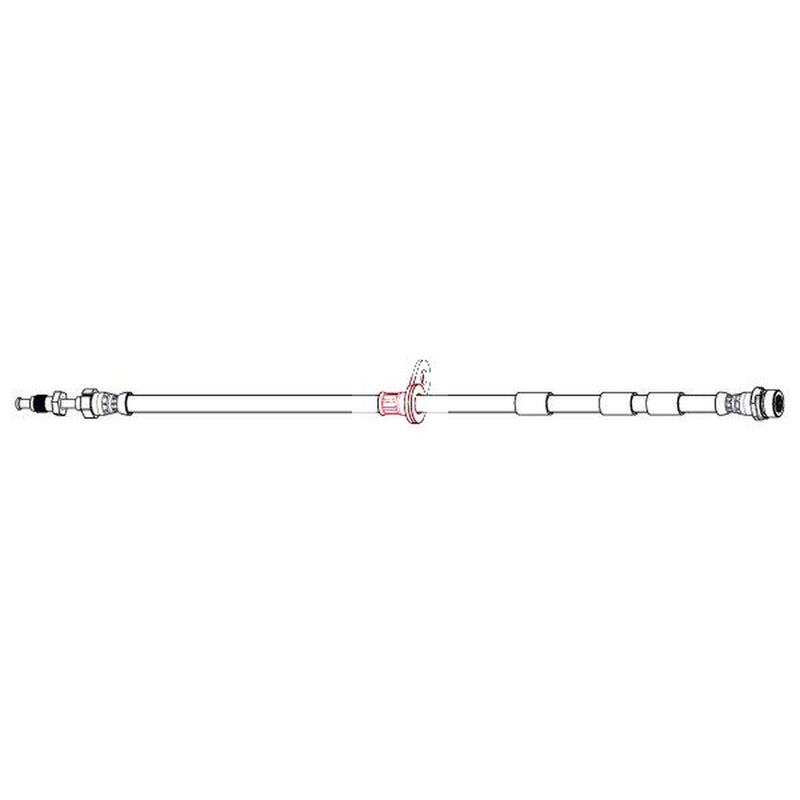 Apec Brake Hydraulic Hose Line Front Left fits Ford Ecosport 2012-2022
