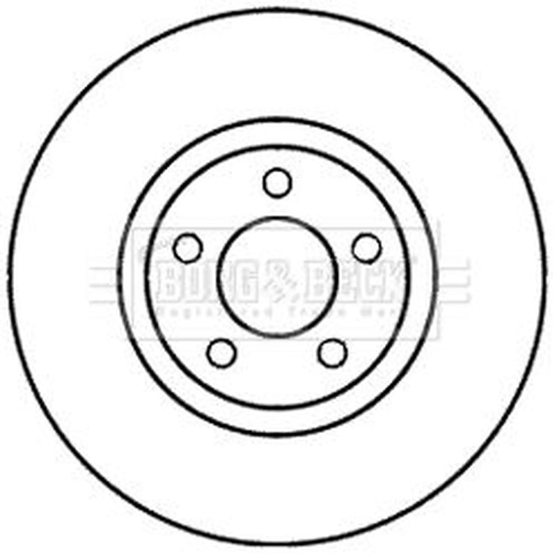 Borg & Beck Front & Rear Brake Discs & Pads fits Mazda 3 2008-2014 2.3