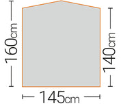 Quest Screen House 4 Mini pop up Gazebo Green Quest - Dynamic Drive