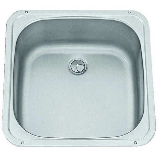 Dometic VA910 Stainless Steel Sink with Seal and Drain 370mm X 370mm Dometic - UK Camping And Leisure