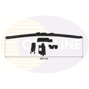 Comline Passenger Side Wiper Blades fits Acura Integra 1985-1990 1.5 1.6