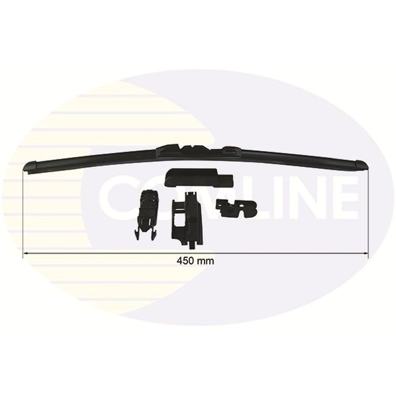 Comline Passenger Side Wiper Blades fits Acura Integra 1985-1990 1.5 1.6