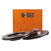 Key Parts 2 x Vented Brake Discs fits Mazda MX-5 2005-2016 1.8 2.0