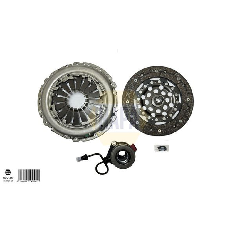 NAPA Clutch Kit Set 3pc fits Opel Combo Box Body/Mpv 2005-2012 1.3