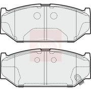 Apec Front Brake Pad Set fits Suzuki Swift III 2010-2017 1.2