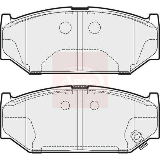 Apec Front Brake Pad Set PAD1892
