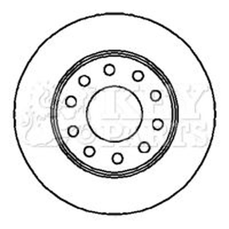 Key Parts Rear Brake Discs & Pads fits Audi A4 B6 2000-2005 1.8 2.4 2.5 3.0