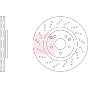 Apec Front Brake / Discs & Pads fits Mercedes-Benz Slk 2004-2011 171.456 171.458