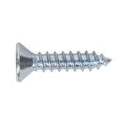 Sealey Self Tapping Screw 3.5 x 16mm Countersunk Pozi Pack of 100 ST3516 Sealey - Dynamic Drive