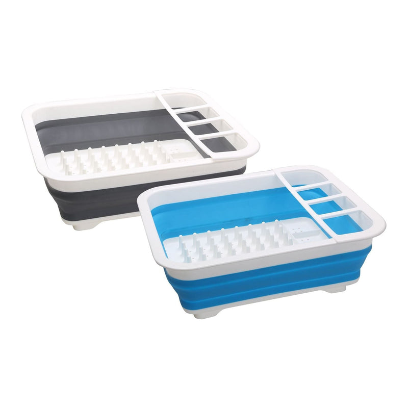 Collapsible-wares dish rack with cutlery holder K0201 Quest - Dynamic Drive