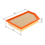 Bosch Engine Air Filter fits Jeep Cherokee 2013-2018 2.0 2.2 2.4 3.2