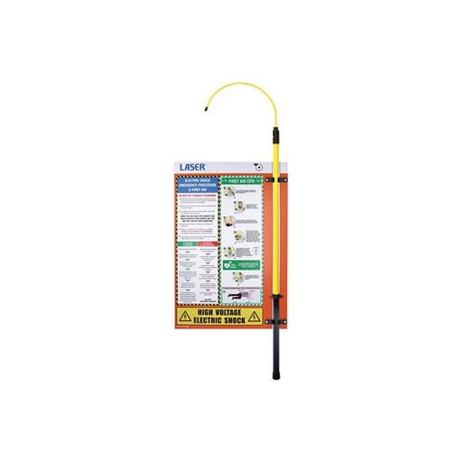 Laser EV First Aid Information Board c/w Insulated Rescue Pole Laser - Dynamic Drive