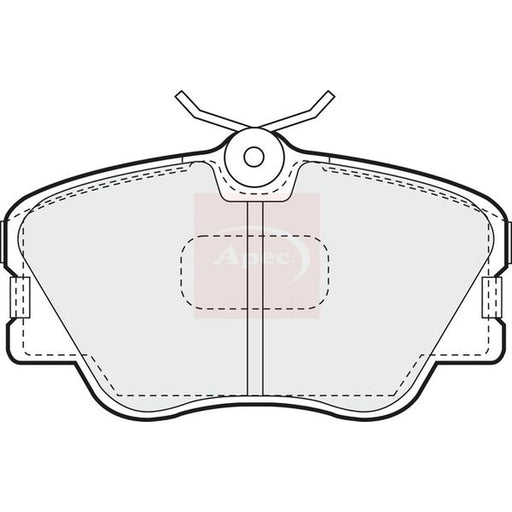 Apec Front Brake Pad Set PAD466
