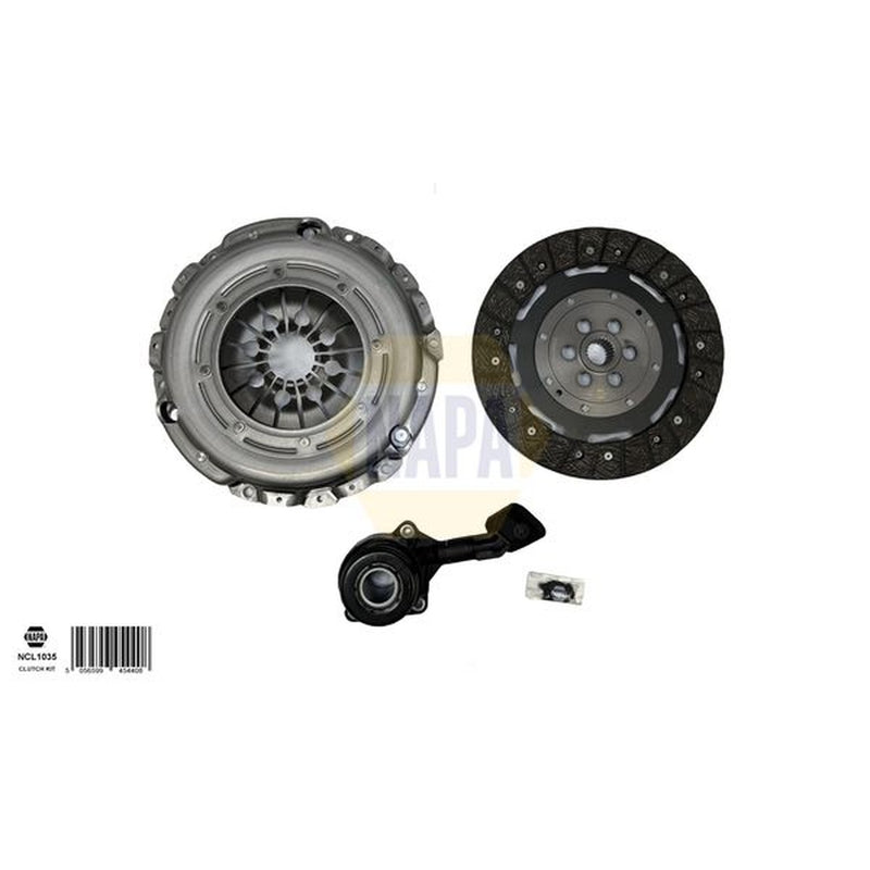 NAPA Clutch Kit Set 3pc fits Ford C-Max 2007-2010 2.0
