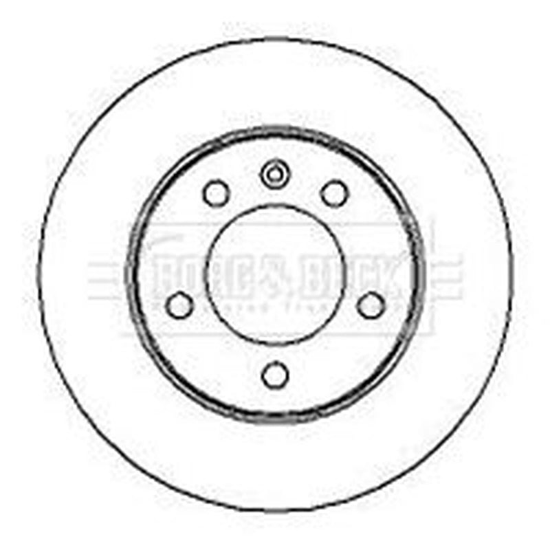 Borg & Beck Rear Brake Solid Discs & Pads fits Renault Master Pro 2004-2010