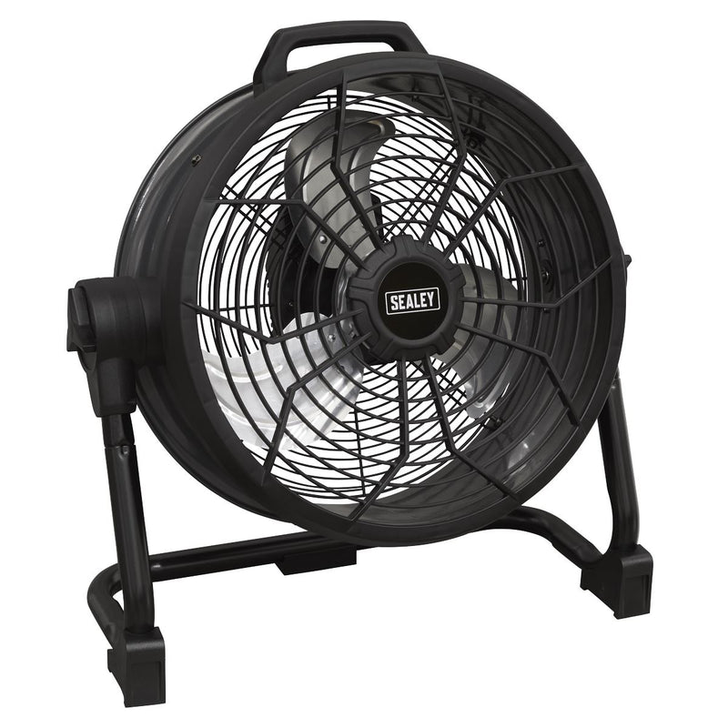 Sealey 2-in-1 Cordless/Corded 16" High Velocity Drum Fan 20V SV20 Series Kit Sealey - Dynamic Drive