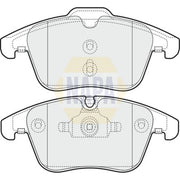NAPA Front Brake Pad Set NBP1275