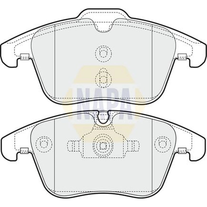 NAPA Front Brake Pad Set NBP1275