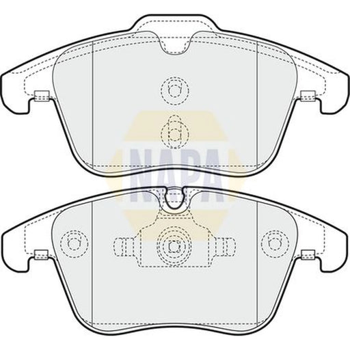NAPA Front Brake Pad Set NBP1275