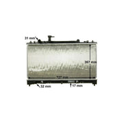 Mahle Engine Radiator fits Mazda 6 2007-2013 2.0 2.5