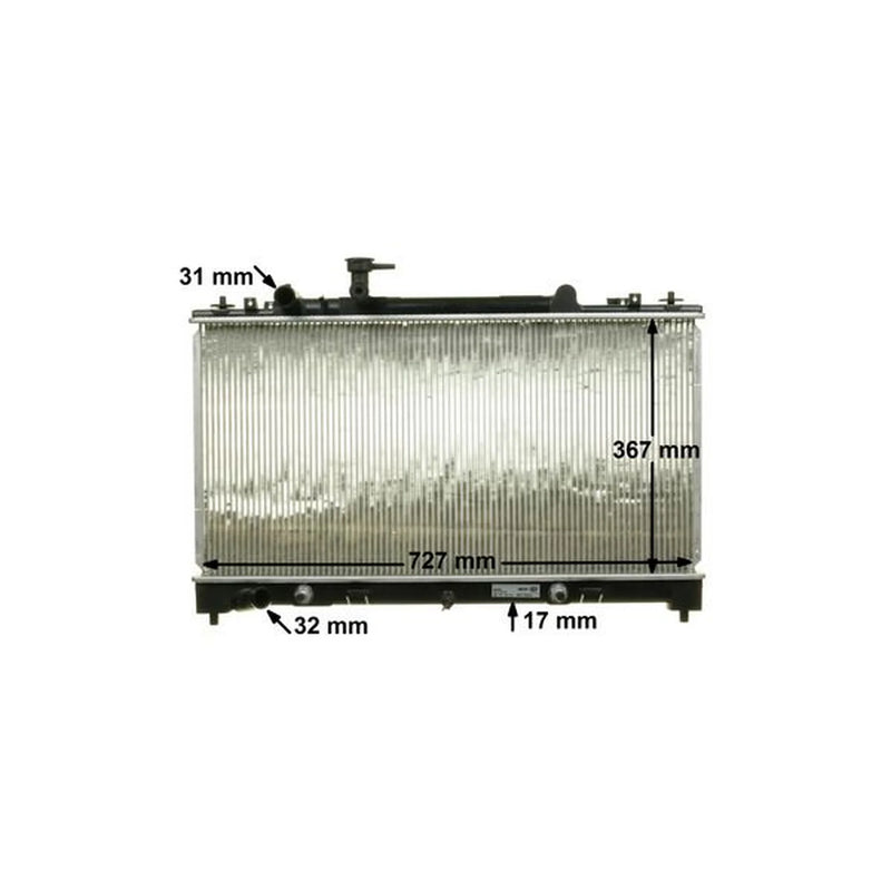 Mahle Engine Radiator fits Mazda 6 2007-2013 2.0 2.5