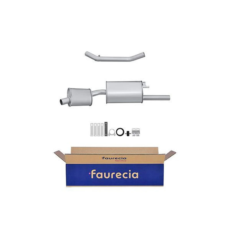 Hella End Silencer Rear fits Peugeot 504 1971-1986 2.0 2.3