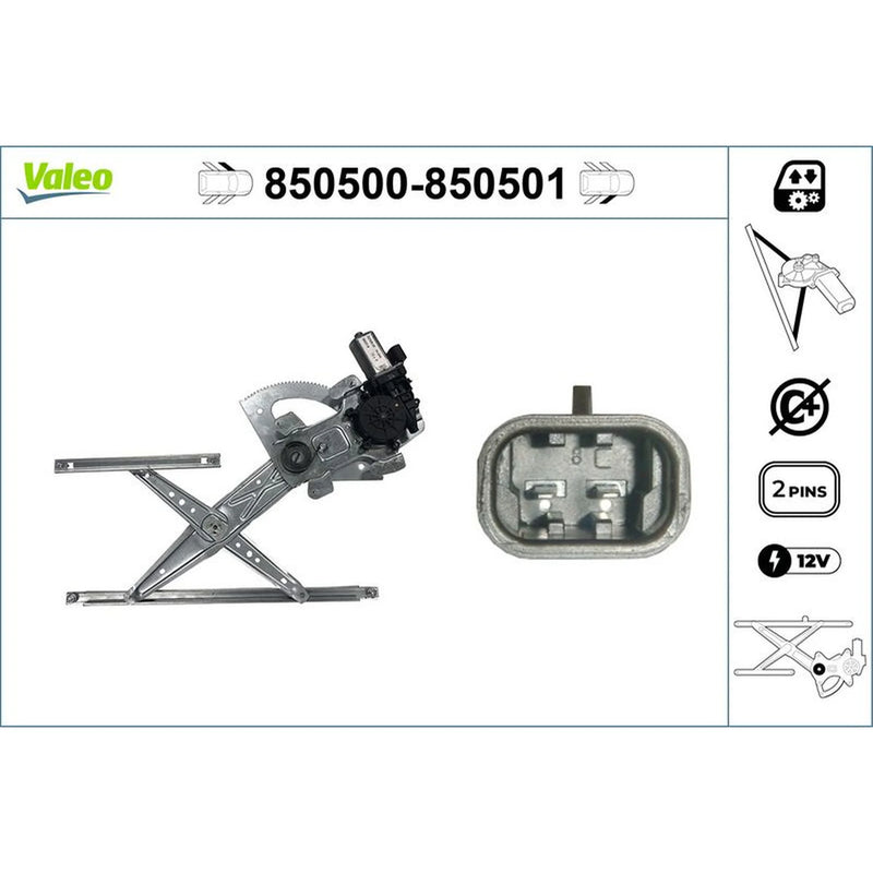 Valeo Electric Window Regulator Lifter Right F 850501