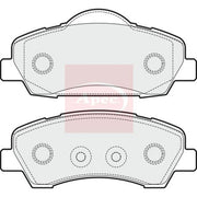 Apec Front Brake Pad Set fits Citroën C-Elysee 2012-2018 1.2 1.5 1.6
