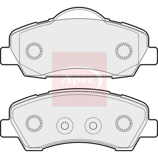 Apec Front Brake Pad Set PAD1937