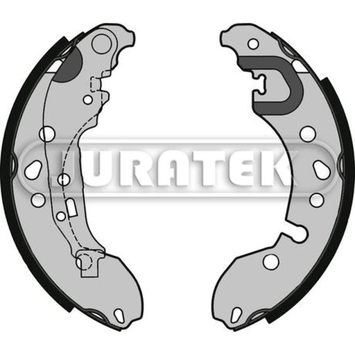 Juratek Brake Shoe Set Axle Kit Rear fits Ford Fiesta VII 2017-2021 1.0 1.1 1.5