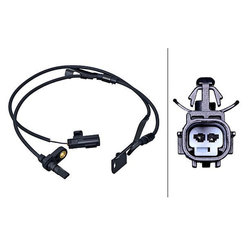 Hella ABS Wheel Speed Sensor Front fits Toyota Auris 2006-2012 1.5 1.8