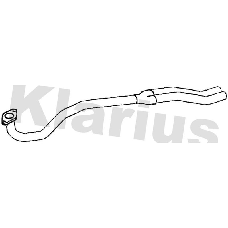 Klarius Exhaust Pipe OD fits Mercedes-Benz Sl 1974-1985 107.022 107.042