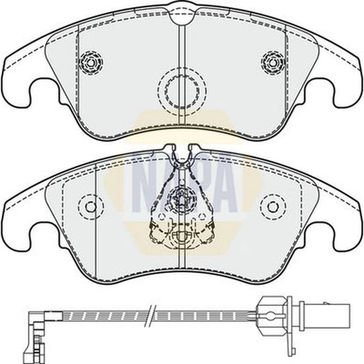 NAPA Front Brake Pad Set NBP1604