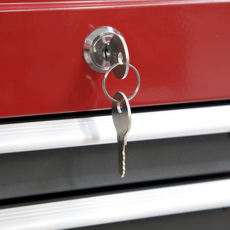 Sealey Topchest Mid-Box & Rollcab 9 Drawer Stack Red AP2200BBSTACK Sealey - Dynamic Drive