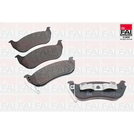 FAI Front & Rear Pads fits Jeep Cherokee 2001-2008 2.4 2.5 2.8 3.7