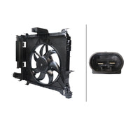 Hella Engine Cooling Fan fits Smart Fortwo 2007-2012