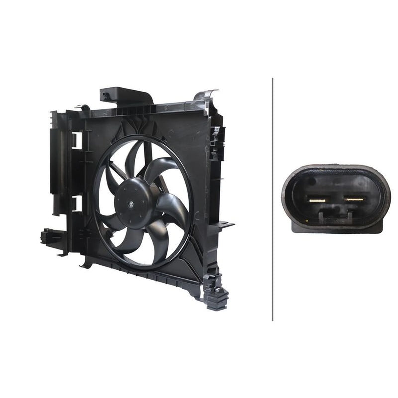 Hella Engine Cooling Fan fits Smart Fortwo 2007-2012