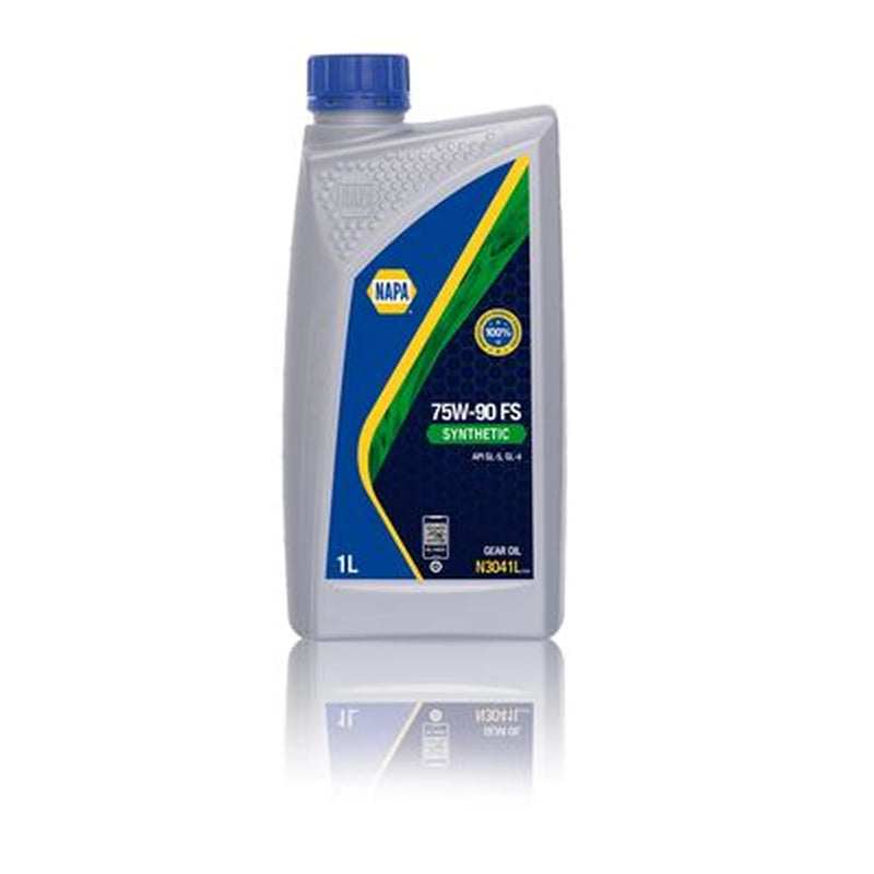 NAPA Axle Gear Oil 1L Synthetic Oil 75W-90 fits Alfa Romeo 159 2005-2011 2.4 3.2