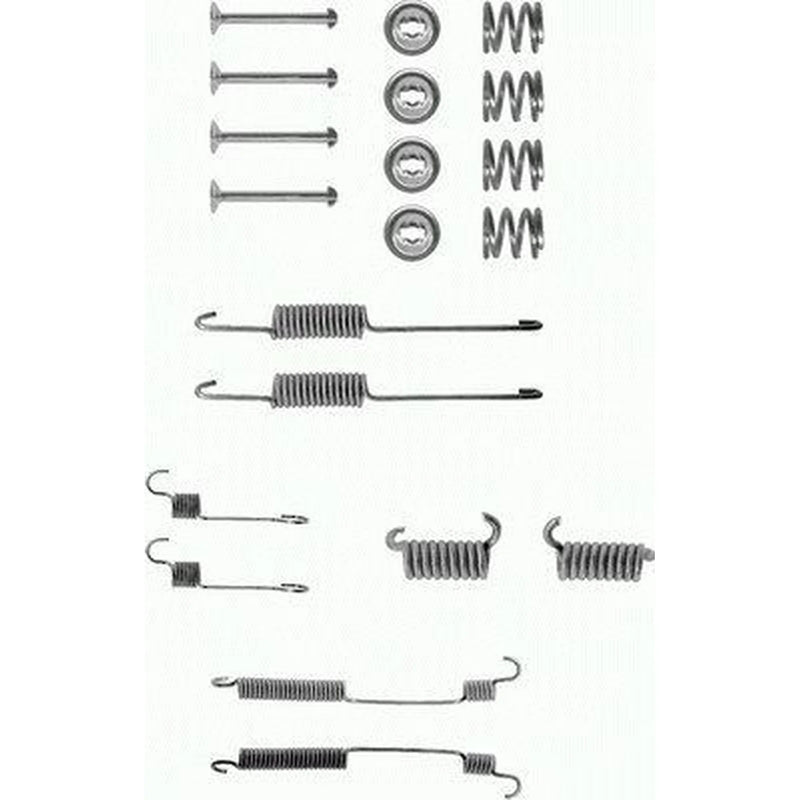 Mintex Brake Shoe Accessory Kit Rear fits Ford Escort 1983-1990