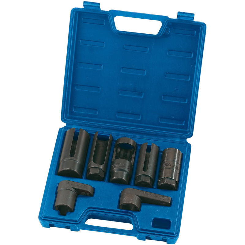 Draper Lambda/Oxygen Sensor Socket Set, 3/8", 1/2" Sq. Dr. (7 Piece) 89765 Draper - Dynamic Drive