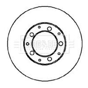 Borg & Beck Front & Rear Brake Discs & Pads fits Land Rover Range Rover