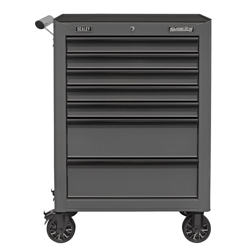 Superline Pro Superline PRO Rollcab 7 Drawer - Grey/Black AP26479TG Superline Pro - Dynamic Drive