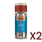 2x Hycote Aerosol Paint for Volkswagen Tornado Red 150ml Hycote - Dynamic Drive
