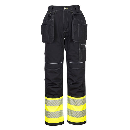 Portwest Pw3 Hi-Vis Holster Pocket Class 1 Trouser W48 PW307YBR48 Portwest - Dynamic Drive