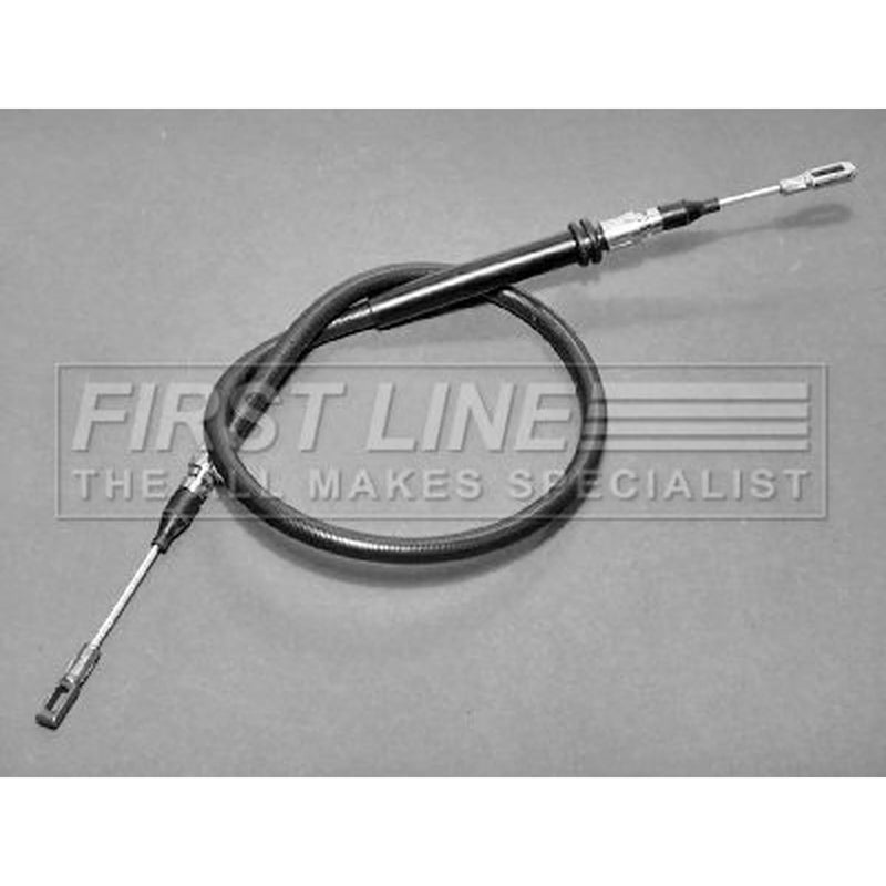 First Line Handbrake Cable Left Rear fits Volvo 340-360 1975-1991 1.4 1.6 1.7