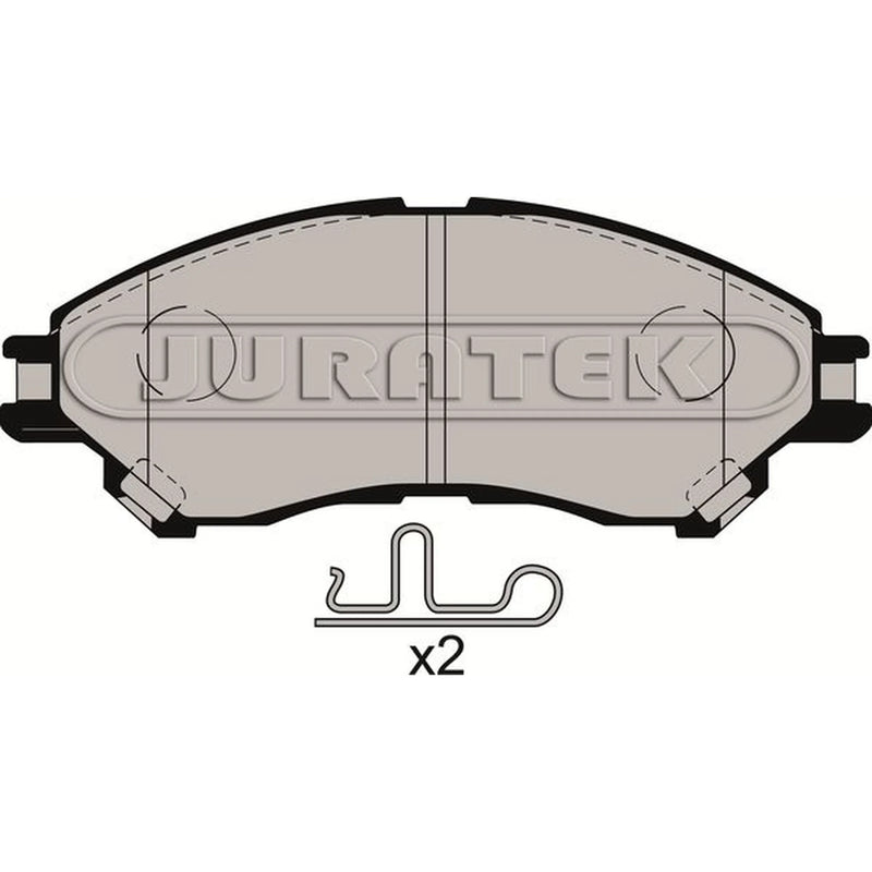 Juratek Front Brake Pad Set fits Suzuki SX4 S-Cross 2013-2022 1.0 1.4 1.6